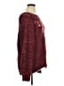 Umgee Tweed Burgundy Pullover Sweater Size 1X - photo 4