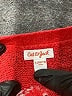 Cat & Jack Floral Red Cardigan Size 10 - 12 - photo 3