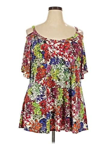 Karen Kane Short Sleeve Blouse (view 1)