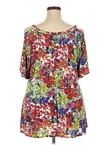 Karen Kane Short Sleeve Blouse (view 2)