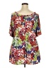 Karen Kane Red Short Sleeve Blouse Size 2X - photo 2