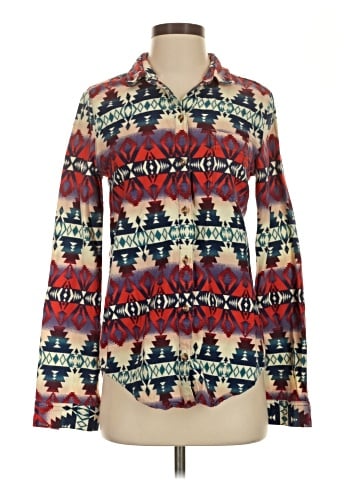 BDG Long Sleeve Button-Down Shirt (view 1)
