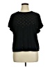 LC Lauren Conrad Black Short Sleeve Top Size XL - photo 1