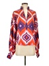 Alexis 100% Rayon Orange Long Sleeve Blouse Size S - photo 1