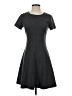 Uniqlo Solid Gray Casual Dress Size S - photo 1