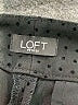Ann Taylor LOFT Chevron-herringbone Black Dress Pants Size 6 (petite) - photo 11