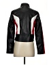 Stoosh 100% Polyurethane Color Block Black Track Jacket Size S - photo 2