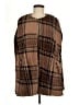 Tahari 100% Polyester Brown Poncho One size - photo 1