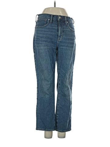Madewell Petite Slim Demi-Boot Jeans in Enright Wash (view 1)