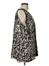 Chico's 100% Polyester Animal Print Black Short Sleeve Blouse Size Lg (2) - photo 4