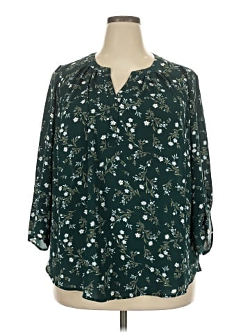 41Hawthorn 3/4 Sleeve Blouse (view 1)