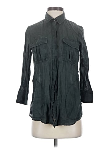 Theory 3/4 Sleeve Button-Down Shirt (view 1)