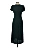 Express 100% Polyester Solid Black Casual Dress Size 10 - photo 2