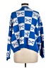 Sincerely Jules Checkered-gingham Blue Cardigan Size M - photo 2
