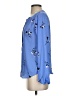 Ann Taylor 100% Polyester Blue 3/4 Sleeve T-Shirt Size XXS - photo 5