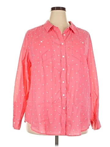 Lane Bryant Long Sleeve Blouse (view 1)