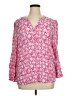 Falls Creek Pink Long Sleeve Blouse Size XL - photo 1