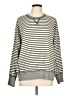 Assorted Brands 100% Cotton Stripes Gray Pullover Sweater Size L - photo 1