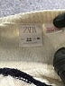 Zara Stripes Ivory Pullover Sweater Size 2 - 3 - photo 3