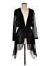 Express 100% Polyester Black Kimono Size M - photo 1