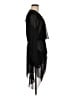Express 100% Polyester Black Kimono Size M - photo 4