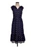 J.Crew 100% Polyester Hearts Blue Casual Dress Size XS - photo 1