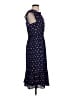 J.Crew 100% Polyester Hearts Blue Casual Dress Size XS - photo 4
