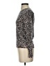 Rebecca Taylor 100% Wool Animal Print Brown Wool Pullover Sweater Size XS - photo 5