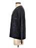 Skin Metallic Black Wool Pullover Sweater Size S - photo 5