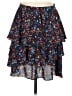J.Crew 100% Polyester Floral Blue Casual Skirt Size 4 - photo 1