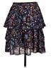 J.Crew 100% Polyester Floral Blue Casual Skirt Size 4 - photo 2
