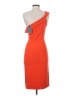 NBD Solid Orange Cocktail Dress Size S - photo 2