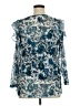 Skye's The Limit Blue Long Sleeve Blouse Size XL - photo 2