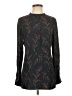 Theory 100% Silk Black Long Sleeve Silk Top Size S - photo 1