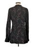 Theory 100% Silk Black Long Sleeve Silk Top Size S - photo 2