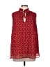 Max Studio Red Sleeveless Blouse Size L - photo 1