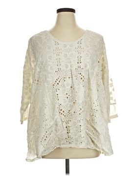 Johnny Was 3/4 Sleeve Blouse