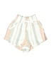 Ci Sono Stripes Ivory Shorts Size 8 - photo 1