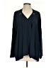 Tibi Blue Long Sleeve Blouse Size S - photo 1