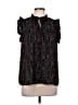 Everleigh Black Short Sleeve Blouse Size L - photo 1