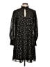 Tommy Hilfiger 100% Polyester Polka Dots Black Casual Dress Size 10 - photo 1