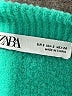 Zara Solid Green Turtleneck Sweater Size S - photo 7