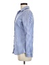 Barbour 100% Cotton Checkered-gingham Blue Long Sleeve Button-Down Shirt Size 8 - photo 5