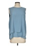 BCBGMAXAZRIA 100% Polyester Blue Sleeveless Blouse Size S - photo 1