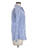 Barbour 100% Cotton Checkered-gingham Blue Long Sleeve Button-Down Shirt Size 8 - photo 4
