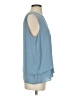 BCBGMAXAZRIA 100% Polyester Blue Sleeveless Blouse Size S - photo 4