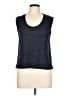 Max Studio Blue Sleeveless T-Shirt Size L - photo 1