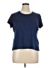 Muk Luks Blue Short Sleeve Top Size XL (petite) - photo 1