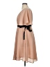 H&M 100% Polyester Solid Tan Cocktail Dress Size 14 - photo 5