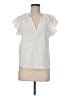 Universal Thread Ivory Short Sleeve Blouse Size M - photo 1